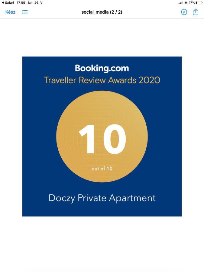 Doczy Private Apartment Debrecen Exterior foto